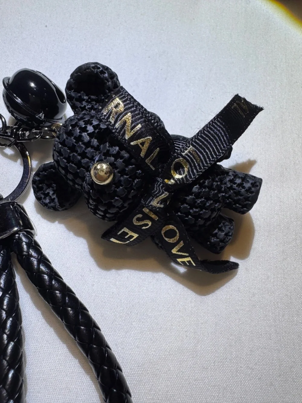 Love is Eternal Keychain Purse Charm